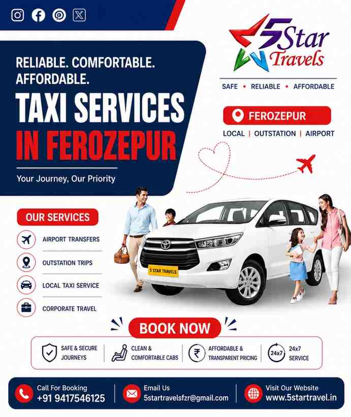 taxi service in ferozepur
